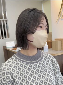 ビュー フクオカ(VIEW FUKUOKA) モードに大人可愛いダークアッシュイメチェンボブ