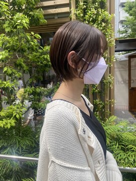 フラム 渋谷(flamme) ショートボブ＊グレージュ