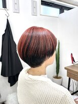 クリアリティ ヘアーサロン 京都駅前本店(clarity hair salon)&nbsp;アンブレラカラー×マッシュショート　@1101_hairstyle ●134●