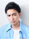 波巻き/マッシュパーマ/ウルフ/ハイライト<理容室>千葉/メンズ