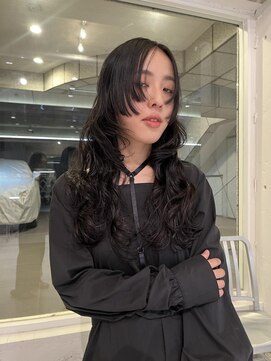 ダブ アオヤマ(DaB AOYAMA) 姫カットロングレイヤー前髪カット顔周りカット顔周りレイヤー