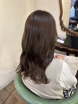 ベレッタ 枚方店(veretta.)&nbsp;natural brown 担当:ばば　イエベ/ウェーブロング/韓国ロング