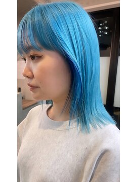 スリーバイベルベット(THREE...by velvet) ライトブルー