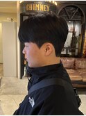 【石山】リアル韓国ヘアボックスシルエットシースルーマッシュ