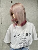 ガルボ ヘアー(garbo hair)&nbsp;ハイトーン大人可愛い20代30代40代