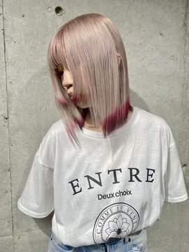 ガルボ ヘアー(garbo hair) ハイトーン大人可愛い20代30代40代