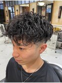 【LUDLOW BLUNT】癖毛風パーマ バーバーサロン銀座