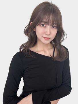 ユーフォリア 新宿通り(Euphoria) くびレイヤーエモージュケアカラー似合わせカットシアブラウン