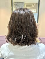 ネオリーブエクラ 上野御徒町店(Neolive eclat)&nbsp;アッシュオリーブベージュボブパーマ