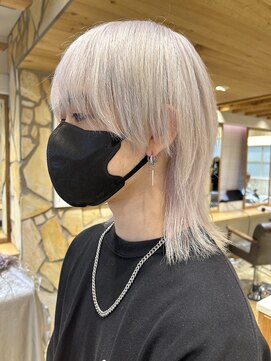 エイト新宿店(EIGHT shinjuku) メンズウルフ×ホワイト