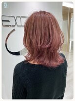 コワフェル ド エクセル 白楽店(la coiffure de excel)&nbsp;ピラミンゴカラー