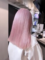 ペレ 渋谷(PELE)&nbsp;イメチェン/ホワイトブロンド/外ハネボブ/ワイドバング/渋谷