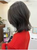 オリーブグレージュベージュワンカラーブリーチなしカラーYUKI