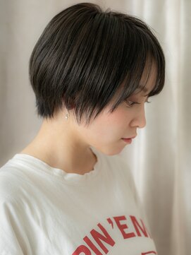 カバーヘアアンドスパ ブリス 浦和(COVER HAIR&SPA bliss) グレージュ似合わせカット丸みショートマッシュY浦和20代30代