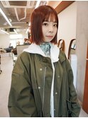 オレンジブラウン/ボブ[横浜/横浜駅]