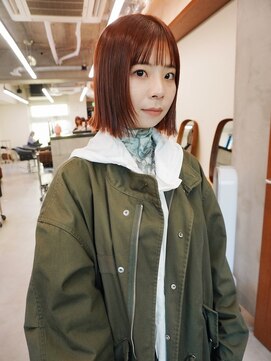 シキムーン 横浜(siki MOON) オレンジブラウン/ボブ[横浜/横浜駅]