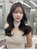 ☆韓国くびれヘアスタイル シースルーバング☆