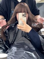 ジーナ 池袋(Zina)&nbsp;ミルクティーグレージュ/ミルクティー/グレージュ/ダブルカラー