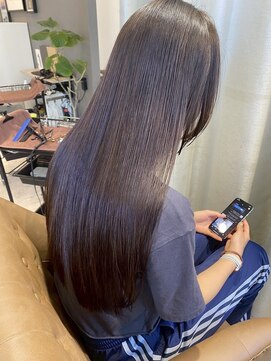 アンス 大阪梅田(ANs.) ☆髪質改善トリートメント　ラベンダーグレージュ