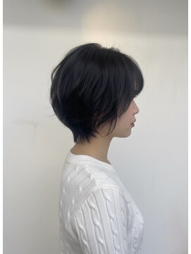 ヘアーメイクパウダー 天王寺寺田町店(Hair make powder) 大人可愛い30代40代50代◎大人ナチュラルマッシュショートボブ