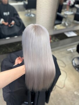 ペレ 栄店(PELE) ミディアムヘア/デザインカラー/フェイスフレーミング/栄