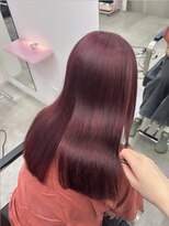 ダズリングディア(Dazzling Deer)&nbsp;チェリーレッド/ワインレッド/ストレートロング/小顔ヘア