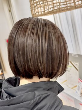 コノアラボ 守谷店(Conoah labo) 白髪ぼかし/守谷/デザインカラー/暗めカラー/ミディアムヘア/