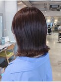 冬の美人見え◎前髪なし大人ストレートボブ