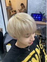 シールドヘアー 沖縄 新都心(C'LD Hair)&nbsp;抜きっぱなしブロンド/那覇美容室/新都心美容室