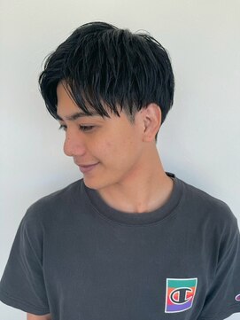 ツーブロック×マッシュ