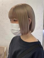 エリマバイフィフス 調布(elima by fifth) 調布ダブルカラータッセルボブミルクティーベージュカラーカラー