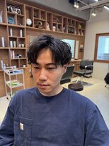 アトラクト バイ ラック 津田沼(Attract by LUCK)&nbsp;シャドウパーマ/津田沼/メンズパーマ/メンズ/ブリーチ