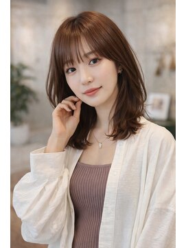 アグ ヘアー ロジェット 松本桐店(Agu hair rojet) 韓国風レイヤーミディアム◎