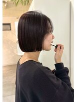 ヘアサロン ガリカ 表参道(hair salon Gallica)&nbsp;＜ゲスト＞コンパクトボブ/乾かすだけでまとまるストレートボブ