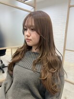 トッカ ヘアアンドトリートメント 仙台店(tocca)&nbsp;ブリーチ無し！ヘーゼルベージュ×韓国巻き