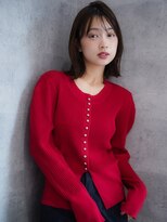 ルー ハナレ(Luu HANARE)&nbsp;大人ガーリー/似合わせカット/イメチェン/前髪/水素カラー