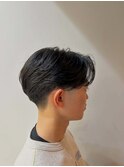 men's center part