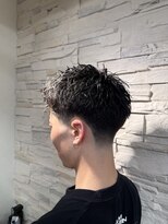 オアゾバーバー(OAZO BARBER)&nbsp;テーパーフェード/ショートスタイル/アップバング/ビジネス