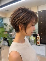 アース 長崎大村店(HAIR&MAKE EARTH)&nbsp;白髪ぼかしショート