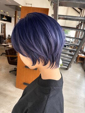 リドル ヘアー 駒生店(Riddle HAIR) 透明感カラーのショートボブ