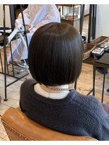セットアップ 岡山北長瀬店(SET-UP) タッセルボブ×オリーブブラウン