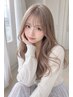 【SNSで盛れる可愛いハイトーン】カット+ケアブリーチカラー+3STEP髪質改善TR