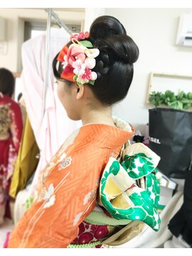 ロカット サロン(Roquat Salon) 2018年成人式日本髪アレンジ振袖着付け【立川/立川南/立川/袴】