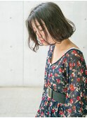 Lutia★切りっぱなしボブアンニュイふんわりパーマ