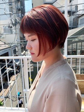 コンパス(COMPASS) レッドオレンジボブ