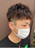 刈り上げアップバング ツイストパーマ【静岡/髪質改善】