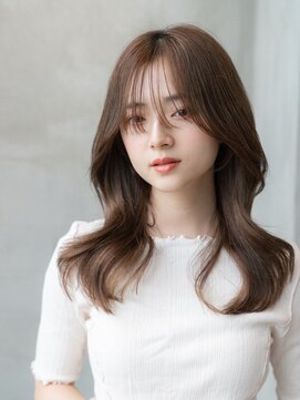 ハバナ 新宿(HAVANA) 20代30代/大人かわいい/小顔レイヤー/オリーブグレージュ/韓国