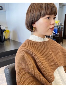 ヤーン(yearn) 《yearn》マッシュショート×ハイライトシアベージュ《伏見/栄》