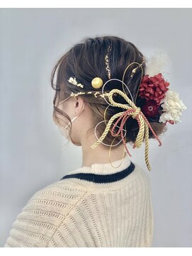 ピカソ こあら店 成人式ヘアアレンジ