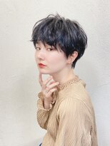 ハウスアンドヘアーワークス(House&Hair works) 前髪長め大人小顔ショート30代40代50代　藤沢